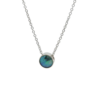 Pearl Eclipse Moon Necklace - STG