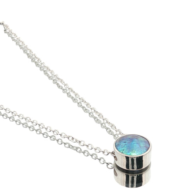 Pearl Eclipse Moon Necklace - STG