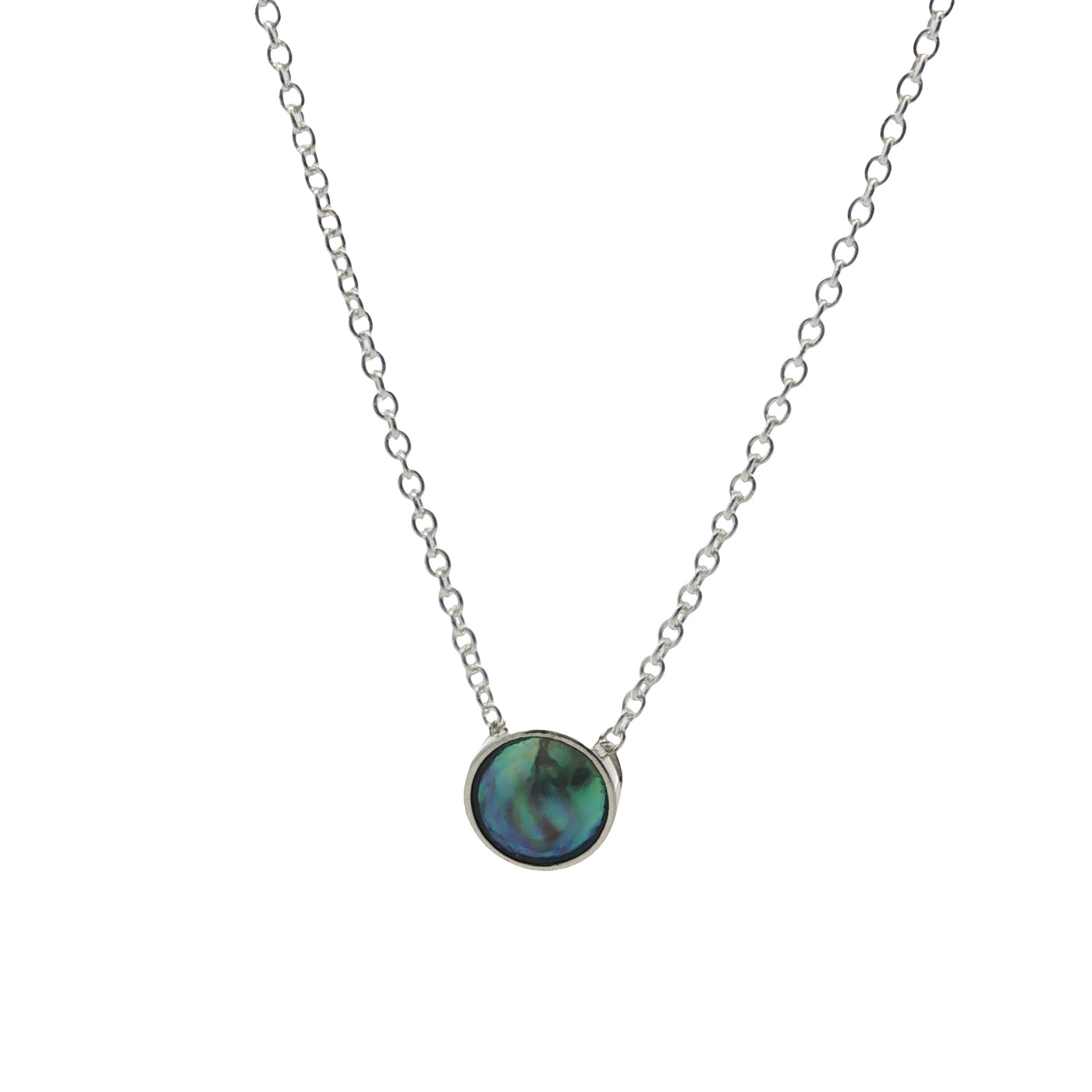 Pearl Eclipse Moon Necklace - STG