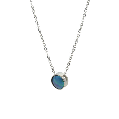 Pearl Eclipse Moon Necklace - STG