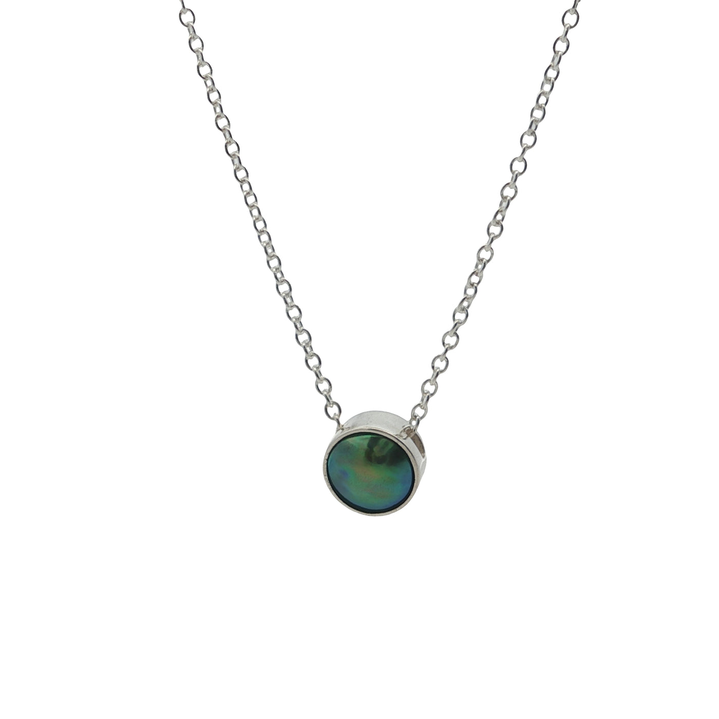 Pearl Dawn Moon Necklace - STG