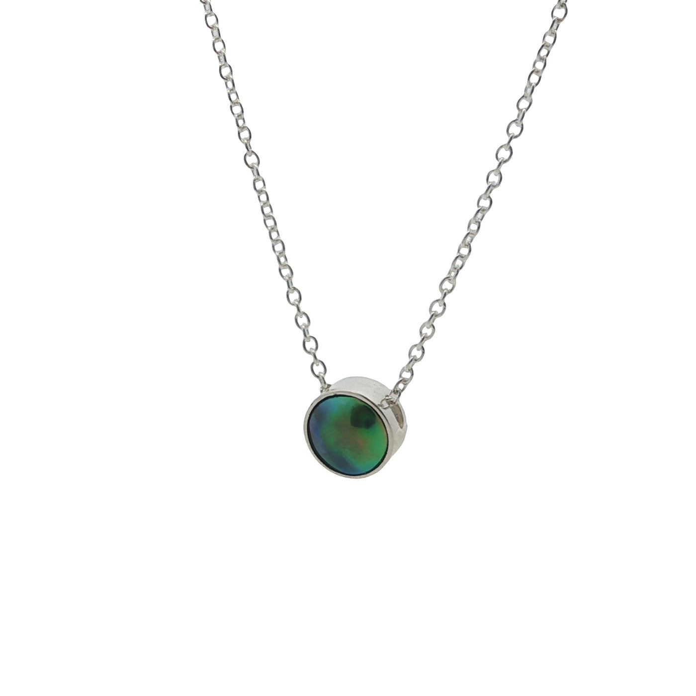 Pearl Dawn Moon Necklace - STG