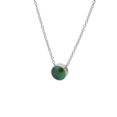 Pearl Dawn Moon Necklace - STG