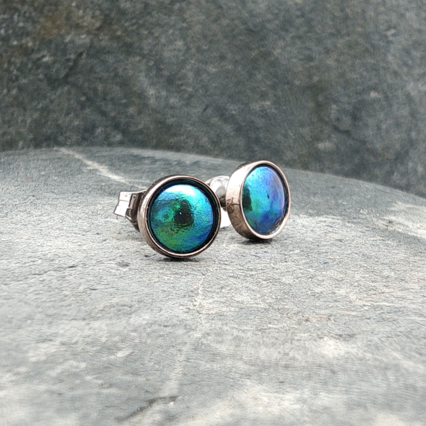 Birth Pearl Stud Earrings - 18ct White Gold