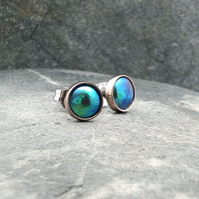 Birth Pearl Stud Earrings - 18ct White Gold