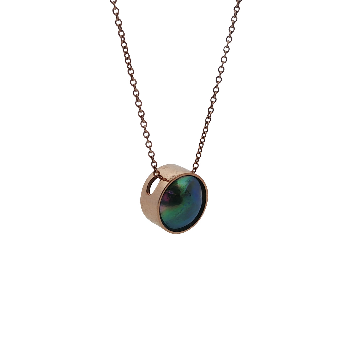 Pearl Moonrise Necklace - Rose Gold 9ct