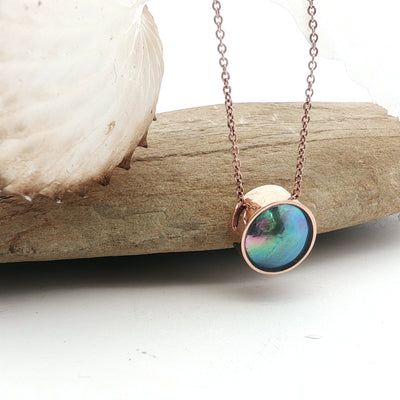 Pearl Moonrise Necklace - Rose Gold 9ct