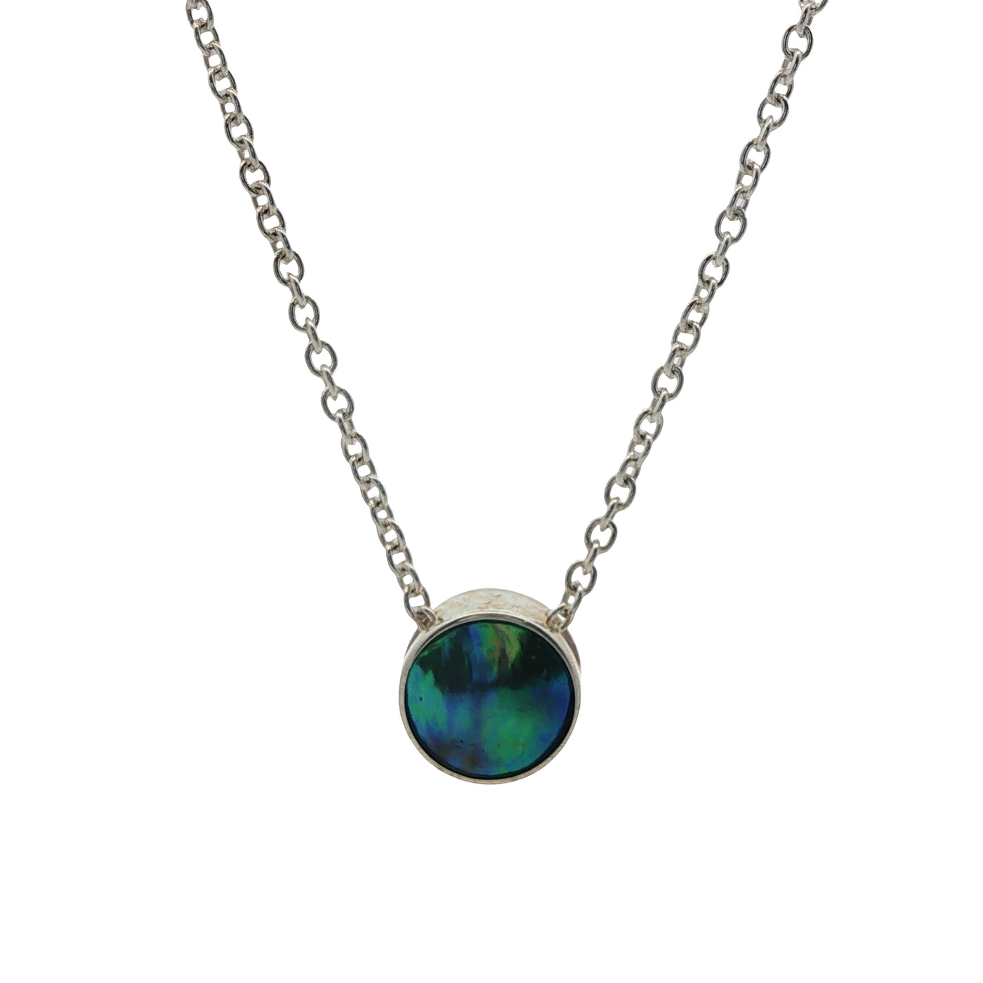 Pearl Eclipse Moon Necklace - STG