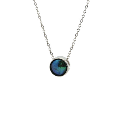 Pearl Eclipse Moon Necklace - STG
