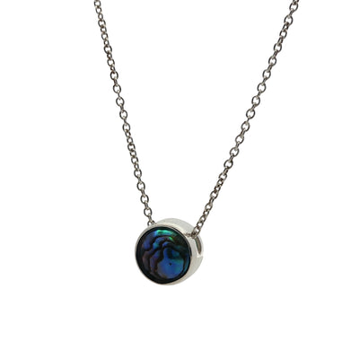 Pearl Eclipse Moon Necklace - STG