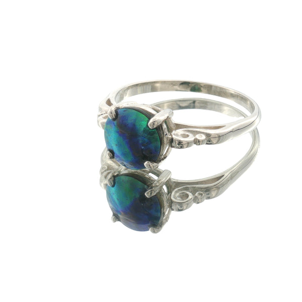 Sterling Heart of the Koru Ring