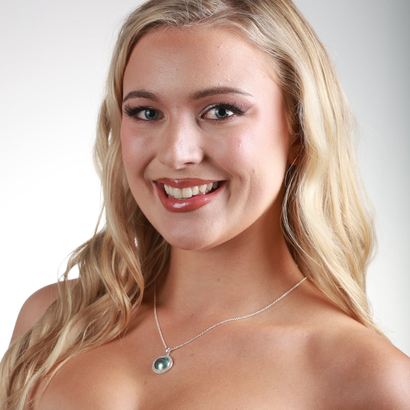 Sterling Blue Essence Necklace