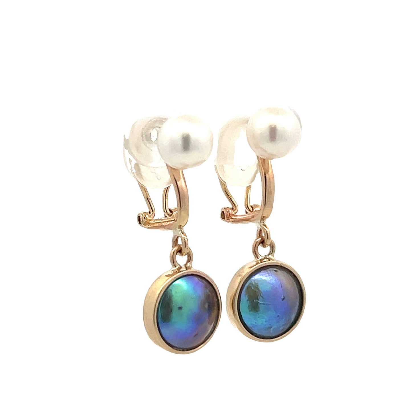 Pearl Clip-On Ann Earrings - 9ct