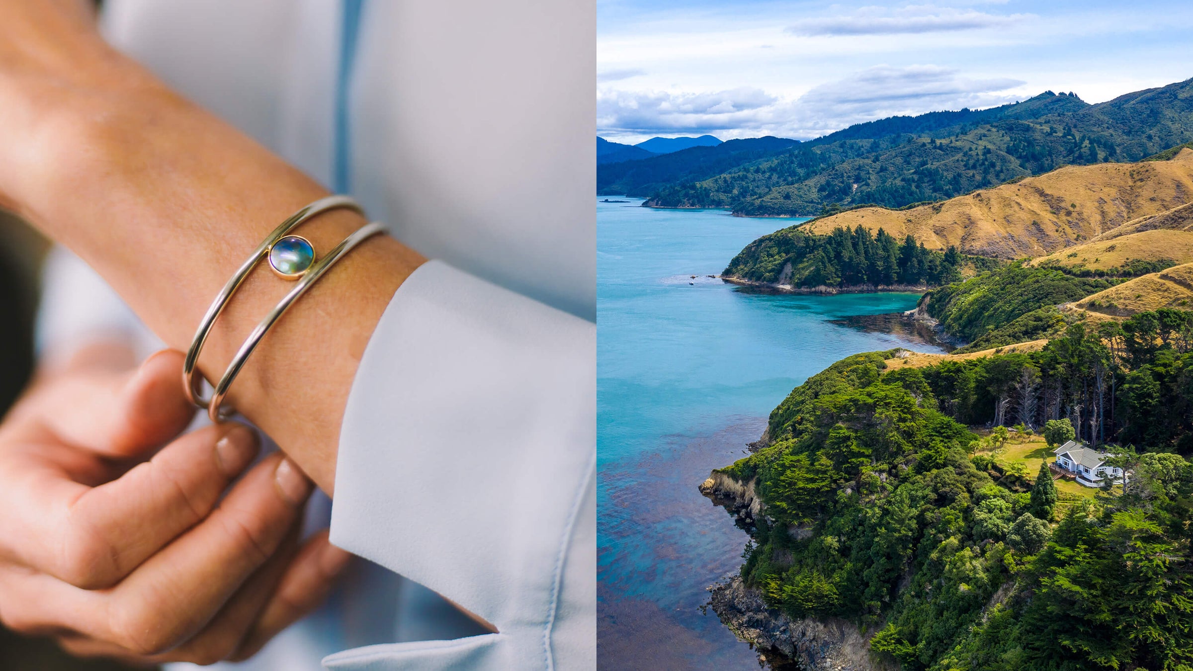 Hero image for Arapawa Blue Pearls on Arapawa Island, Marlborough Sounds NZ