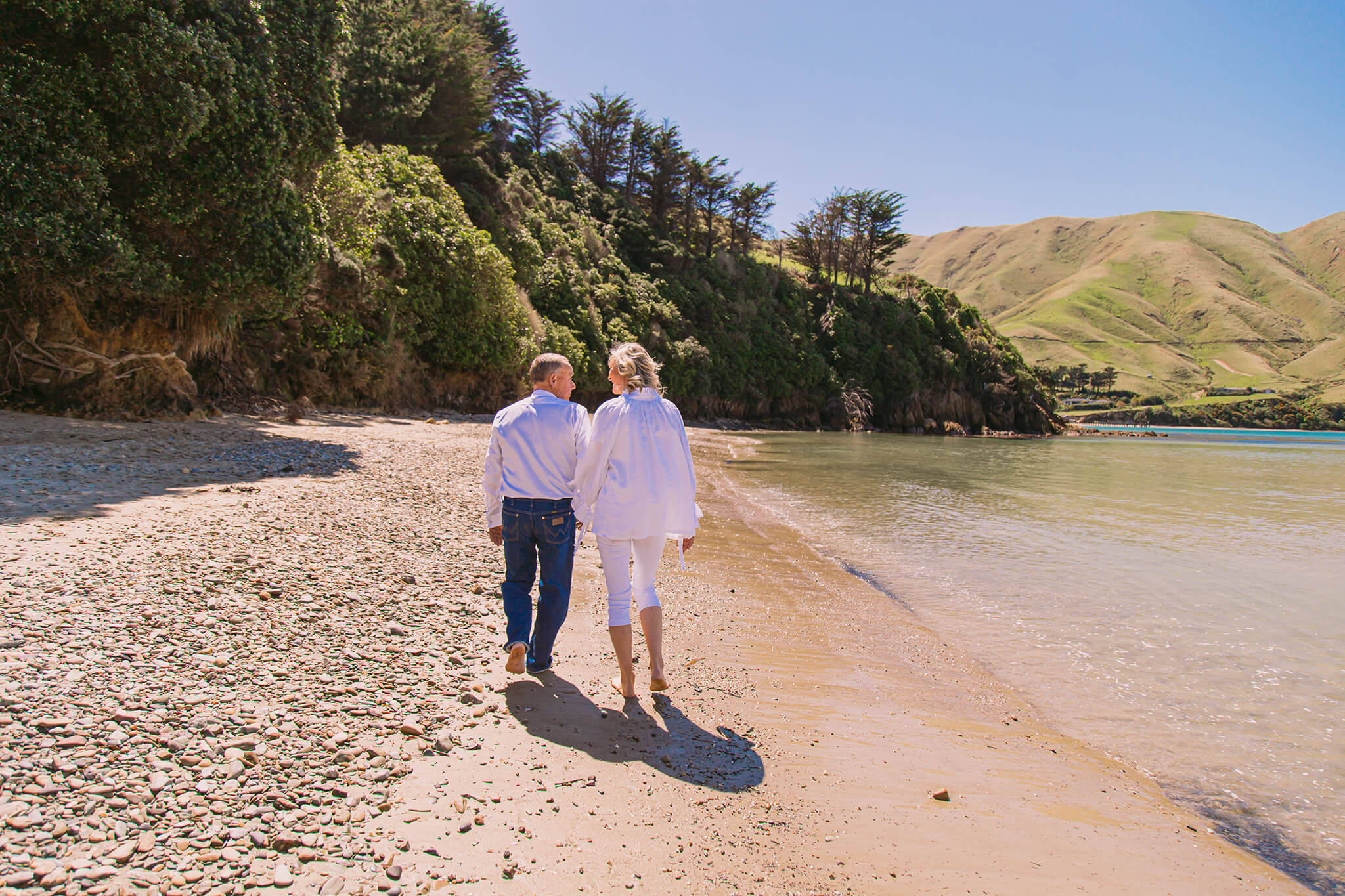 Mike and Antonia Radon from Arapawa Blue Pearls on Arapawa Island, Marlborough Sounds NZ