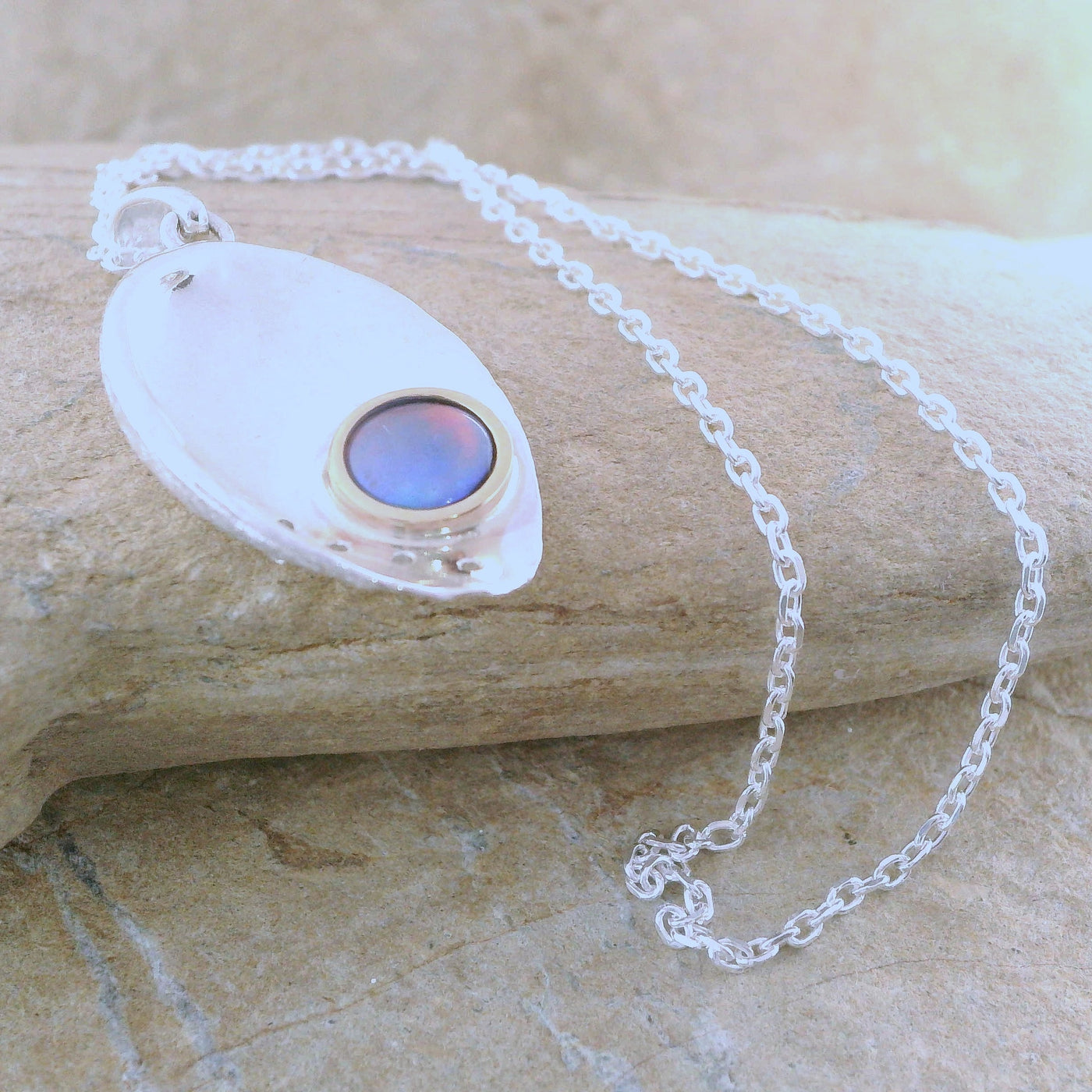 paua pearl necklace
