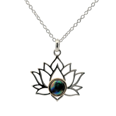 Pearl Lotus Necklace