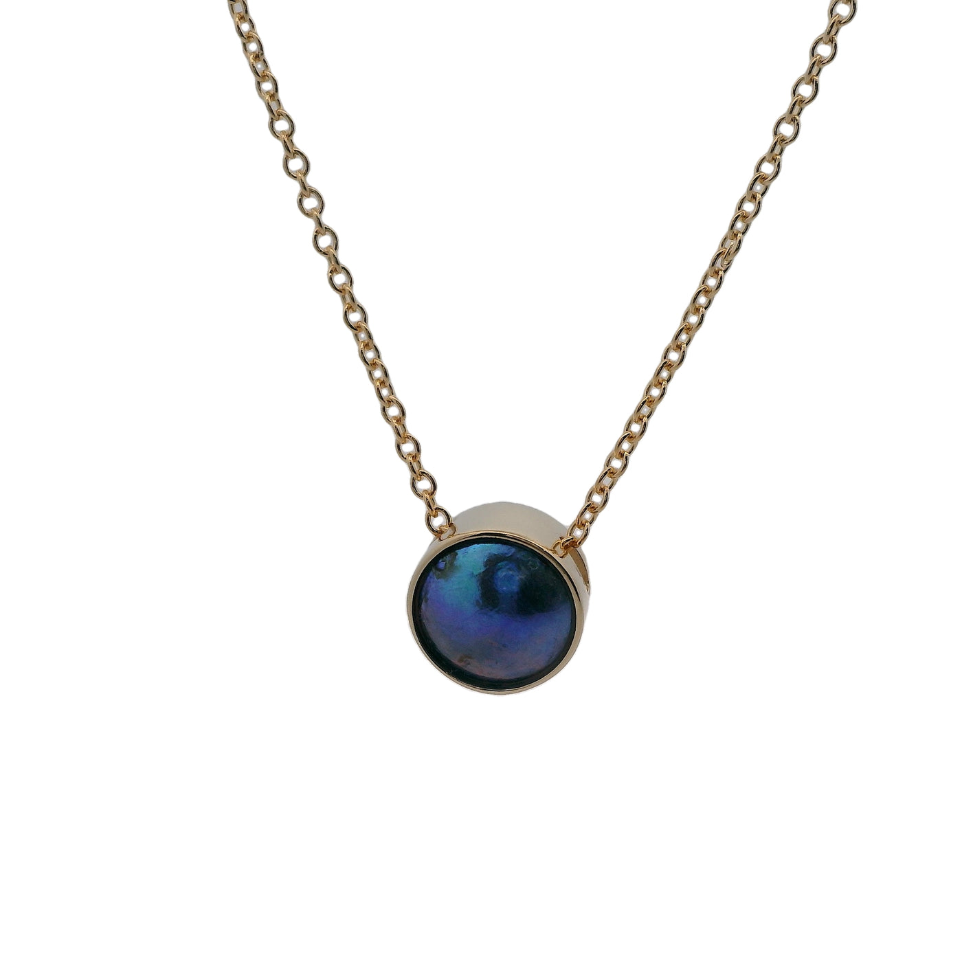 Pearl Moonrise Necklace - Yellow Gold 9ct