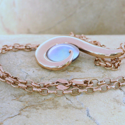 Pearl Arapawa Necklace - Large Rose Gold