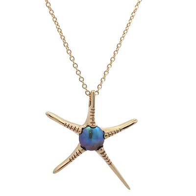 Pearl Starfish 9ct Necklace