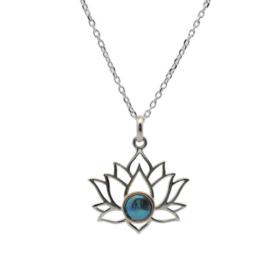 Pearl Lotus Necklace