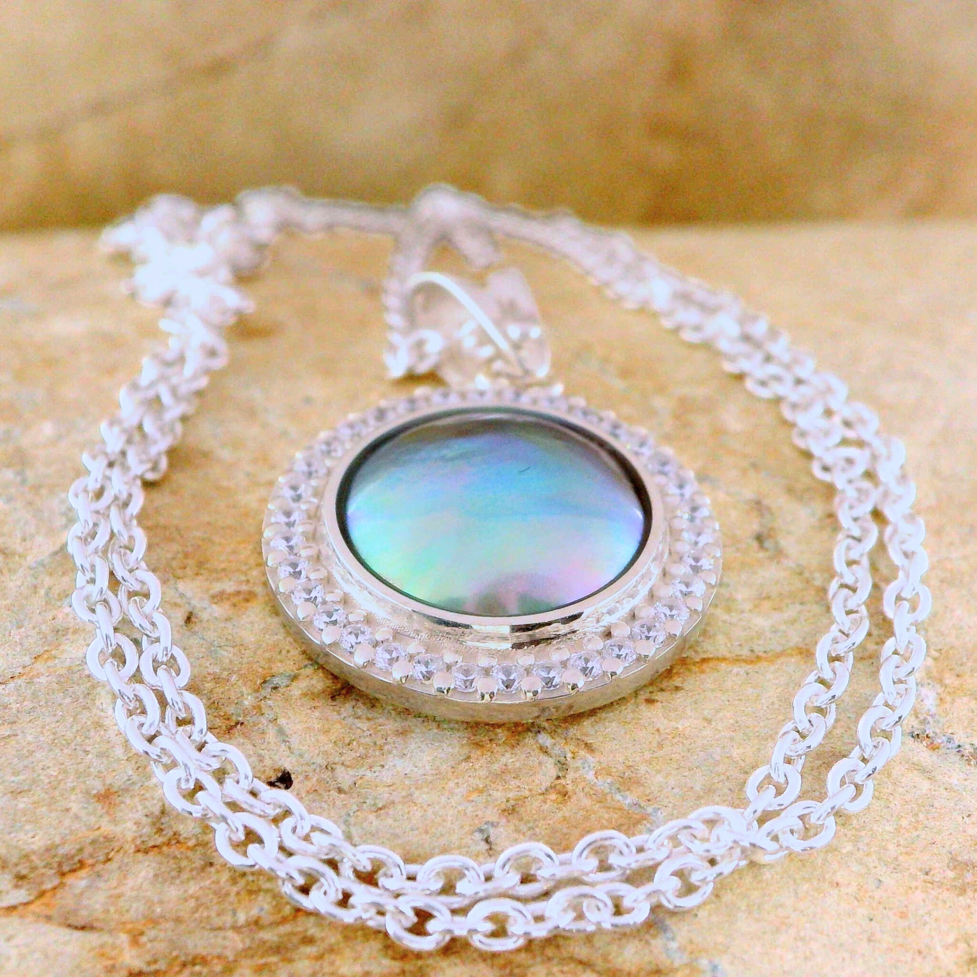 Pearl Blue Essence Necklace