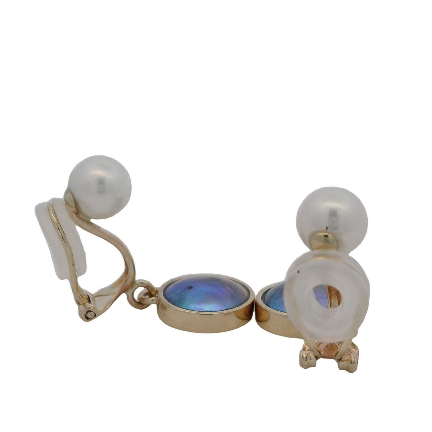 Pearl Clip-On Ann Earrings - 9ct