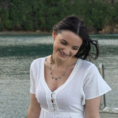 Pearl Seven Sisters Necklace - 9ct