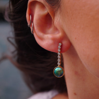 Pearl Lavish Diamond Earrings