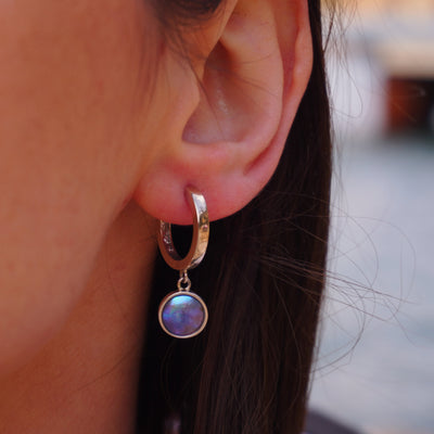 Pearl Udana Earrings - 9ct White Gold