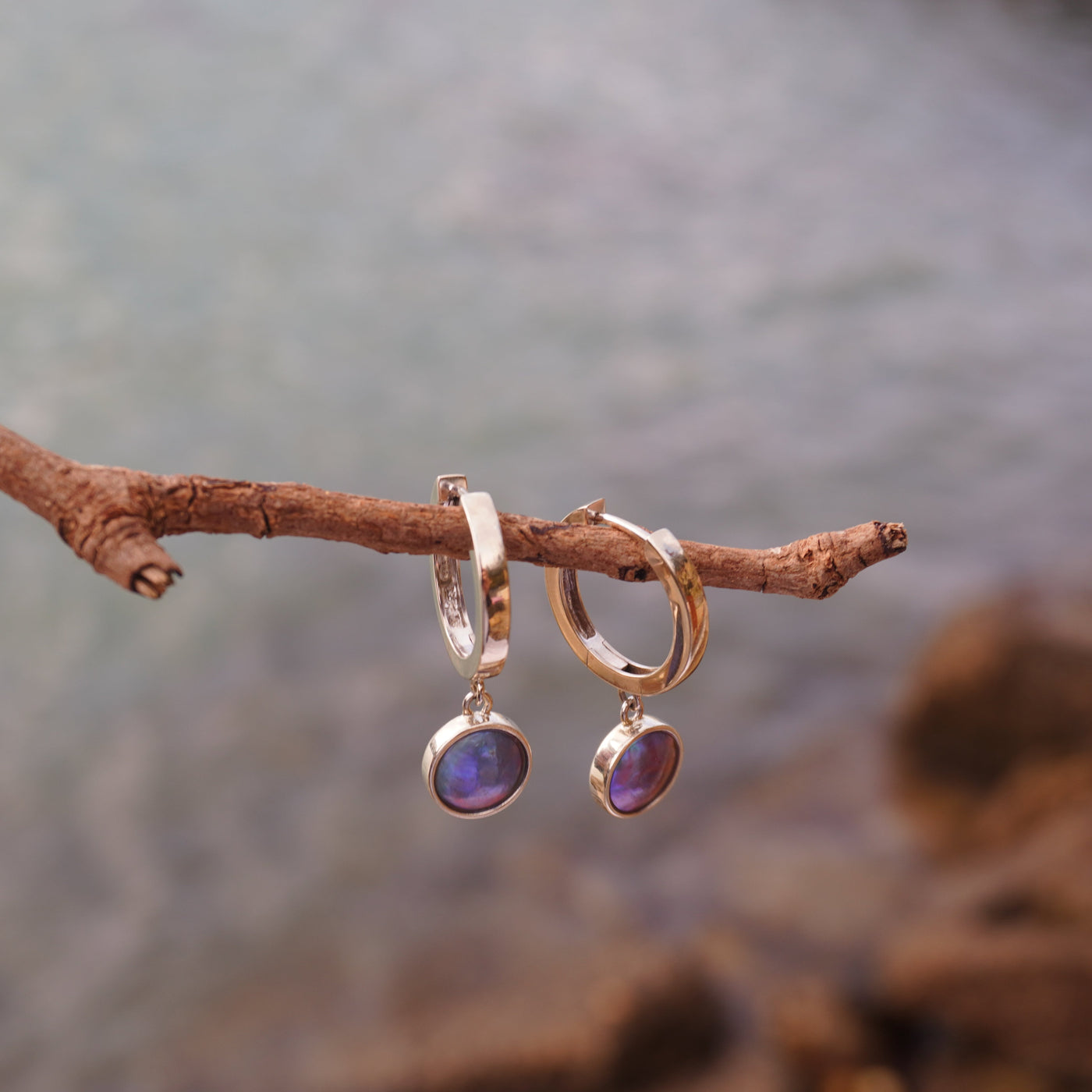 Pearl Udana Earrings - 9ct White Gold