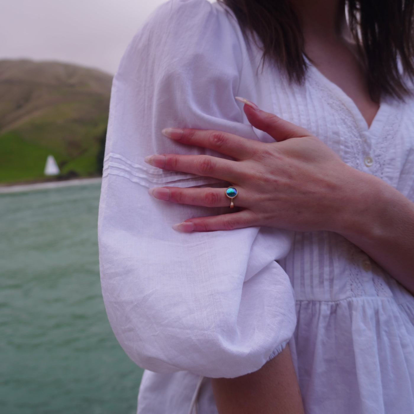 Pearl Neptune Ring - 9ct Yellow Gold