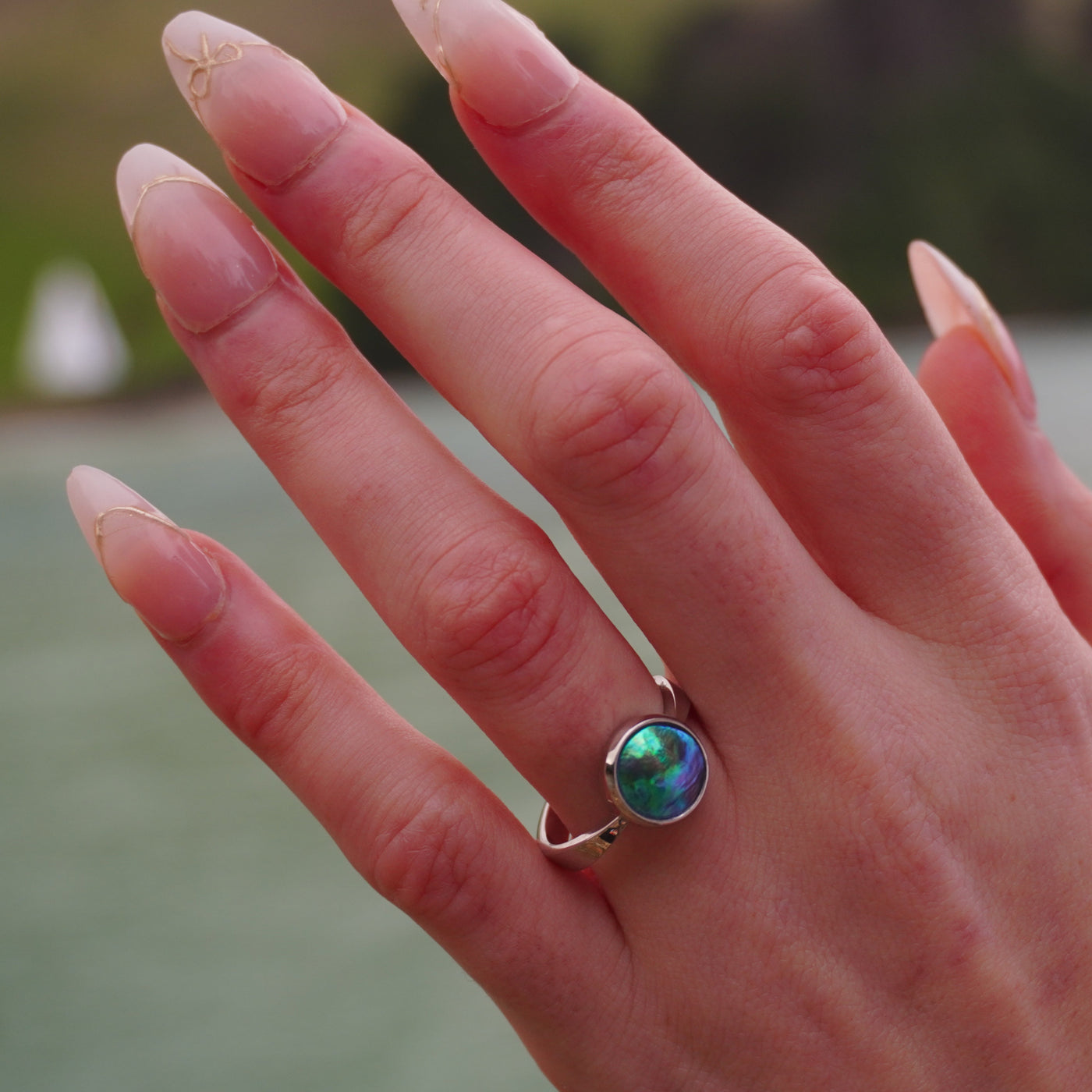 Pearl Neptune Ring Platinum