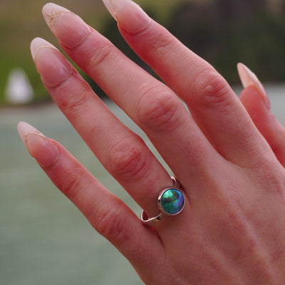 Pearl Neptune Ring Platinum