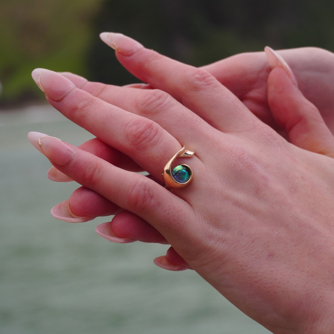 Pearl Athena Ring 9ct Yellow Gold