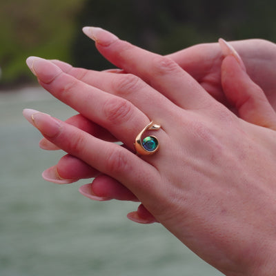 Pearl Athena Ring 9ct Yellow Gold