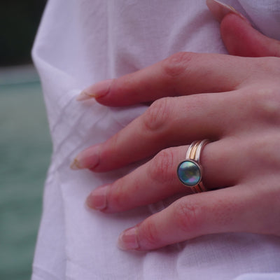 Pearl Fidget Ring