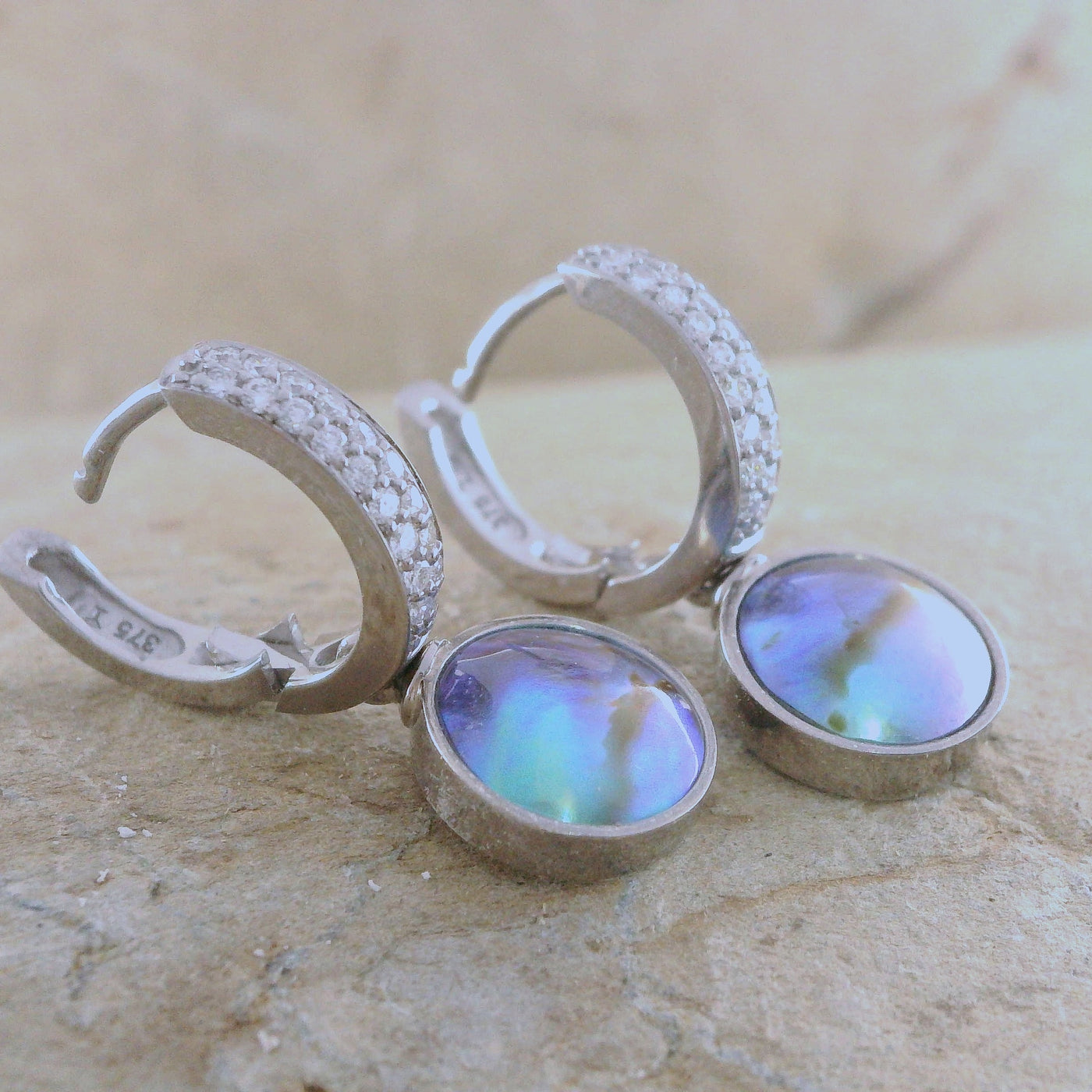 paua Pearl drop earrings