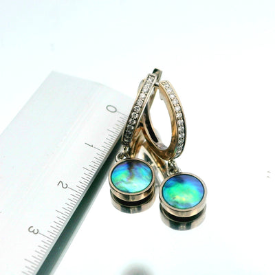 pearl drop earrings
