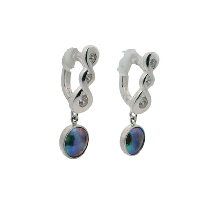 Pearl Trinity Twist Earrings