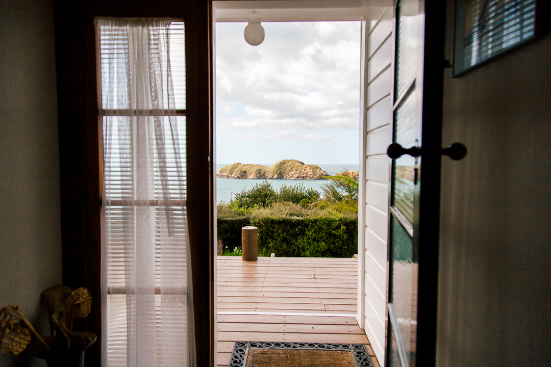 Door to front deck