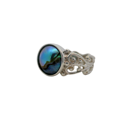 Pearl Silver Fern Ring