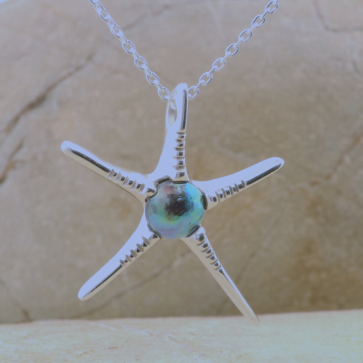 Pearl Starfish Necklace