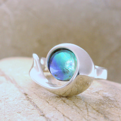 12. Pearl Athena Ring White Gold - December Aurora Pearl