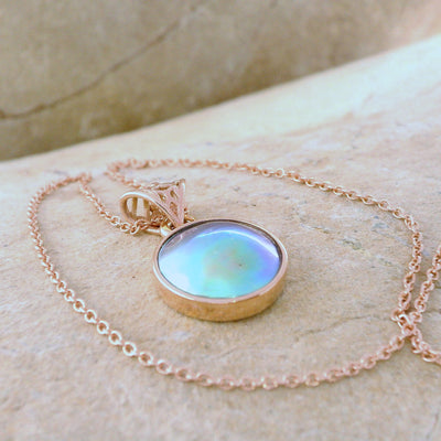 Pearl Marcella Necklace - Rose Gold