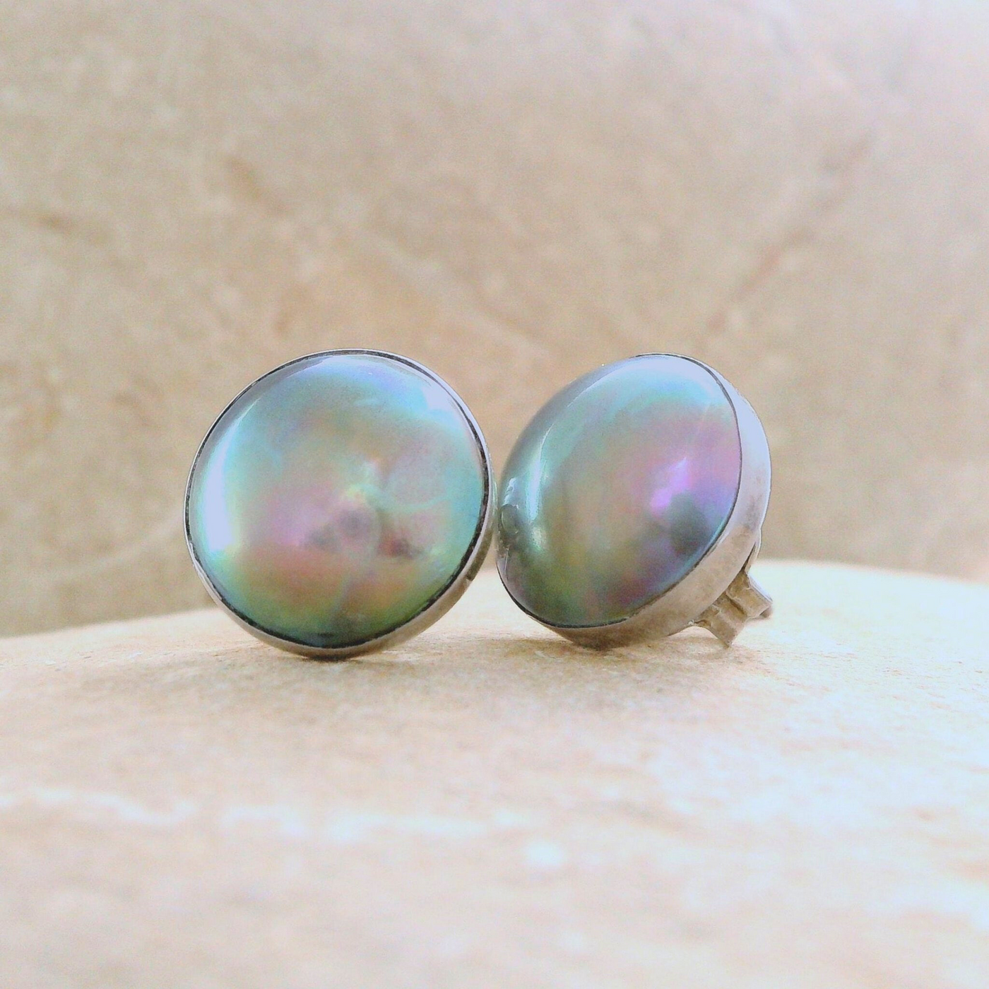 Pearl High Tide Studs - STG