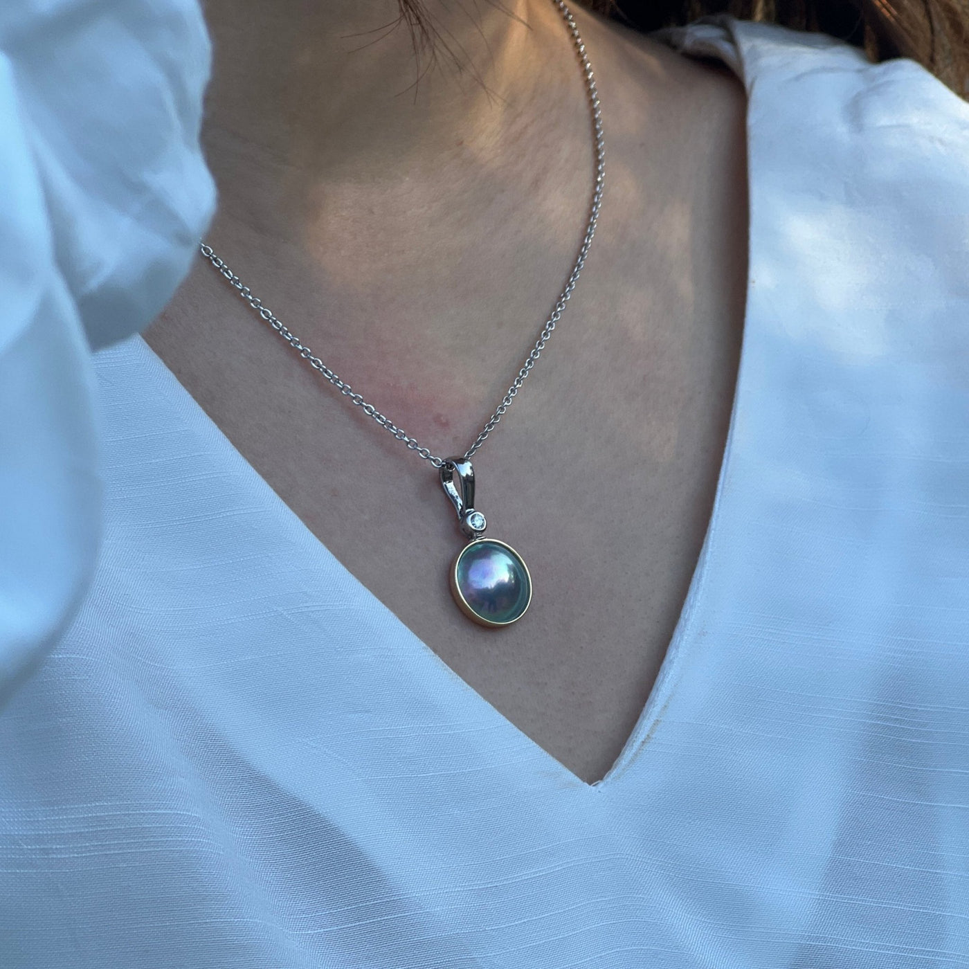 Pearl Ocean Elegance Necklace