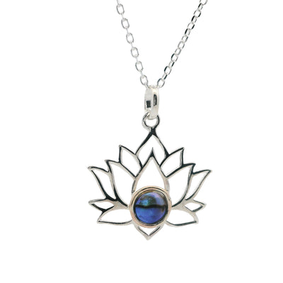 Pearl Lotus Necklace