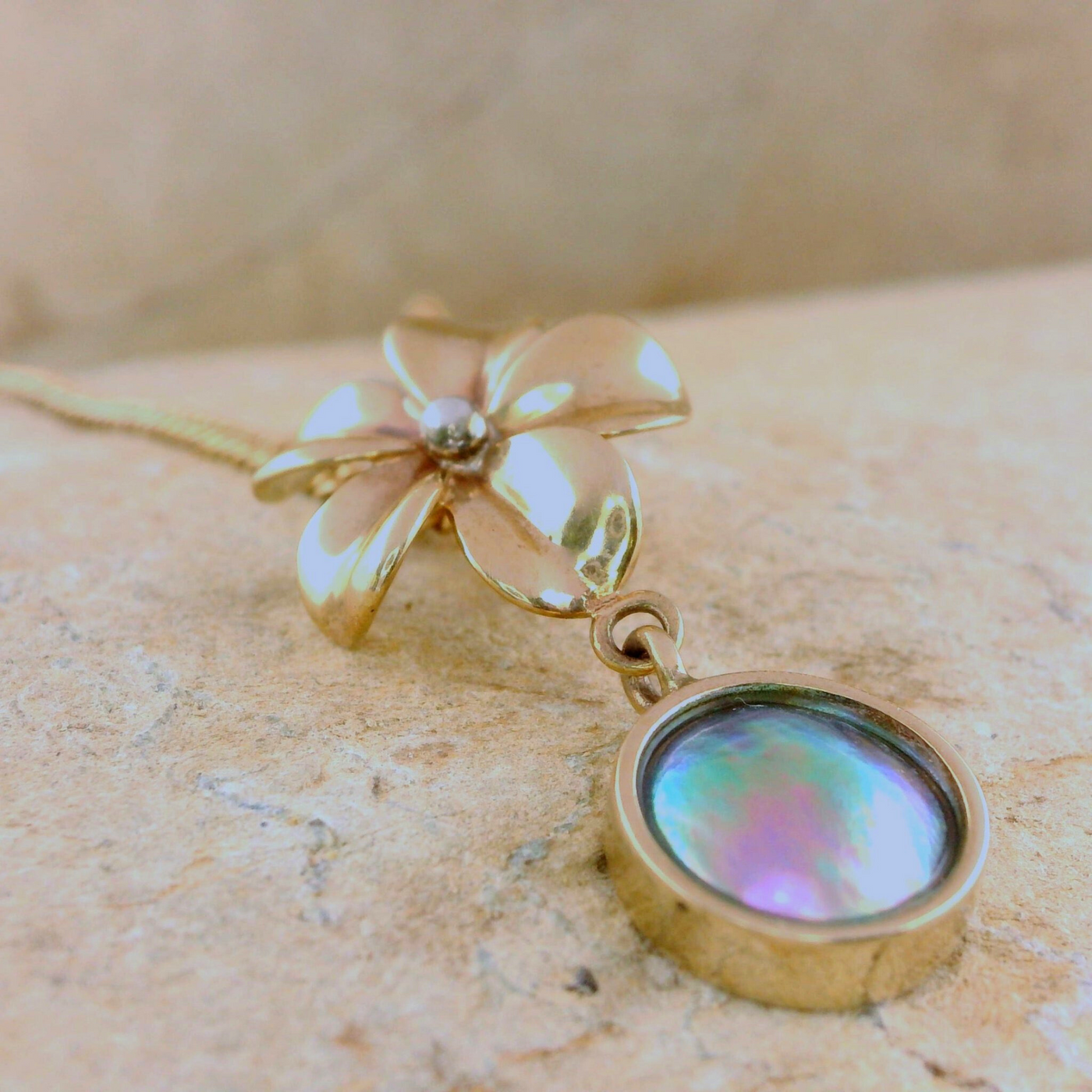 Pearl Little Flower Necklace