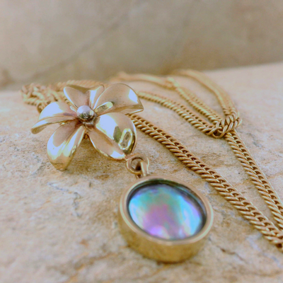 Pearl Little Flower Necklace